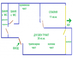 Едностаен апартамент Варна Център 6